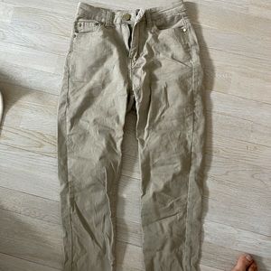 Mid rise Beige jeans
